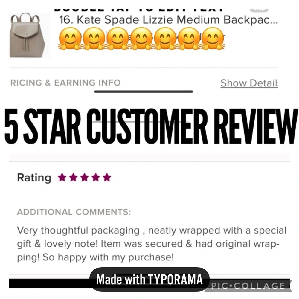 🎉 Host Pick 🎉 Kate Spade Lizzie Medium Backpack in Daybreak